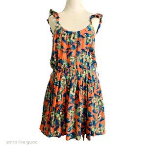 FREE PEOPLE Floral Low Back Dress